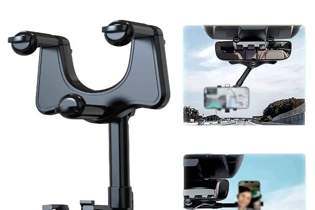 Rotatable and Retractable Car Phone Holder for Safe Driving and Convenience