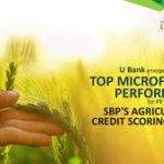U Bank Ranking as Microfinance Agriculture Credit Performer