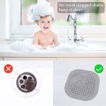 Silicone Drain Hair Catcher- Trapping Hair and Debris