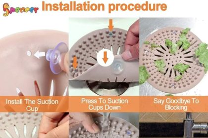 Maximizing the effectiveness of a silicone drain hair catcher.