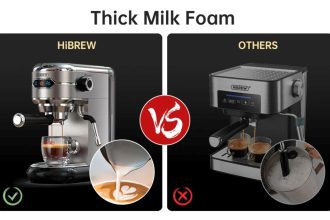 The HiBREW Coffee Maker: a sleek, modern coffee machine brewing a perfect cup of coffee.