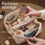Cosmetics Storage Travel Kit - Stay organized and stylish on-the-go with our sleek makeup organizer.
