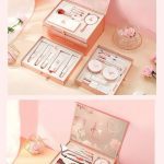 20 Pcs Makeup Set Box featuring a variety of makeup products including lipsticks, eyeshadows, and more